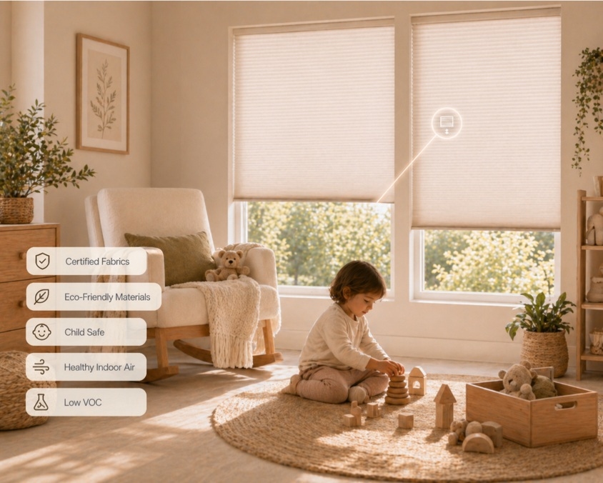 Certified fabrics for healthier indoor air