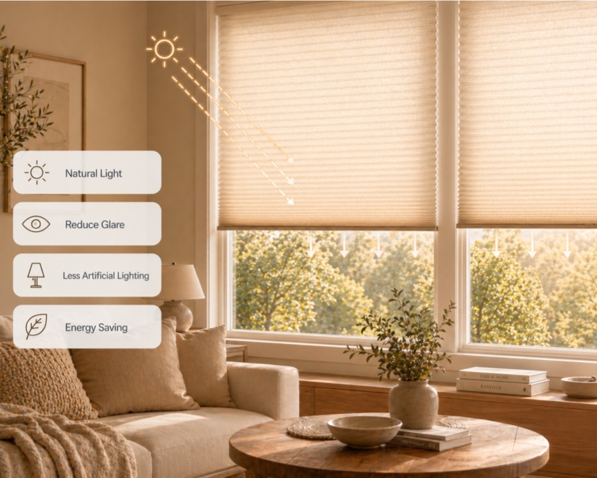 Motorized shade light optimization